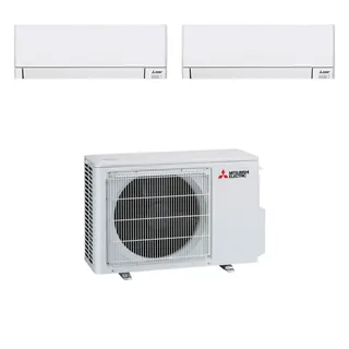 Mitsubishi Electric Klimatska naprava dvojček MXZ-2F53VF5+(MSZ-AY20VGKP2 2,0 kW+MSZ-AY50VGKP2 5,0 kW) 7,0 kW – komplet