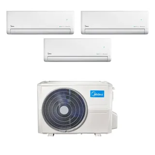 Midea Klimatska naprava trojček M3OA-18HFN8-Q+(3×EF-09RD1H 2,5 kW) 7,5 kW – komplet