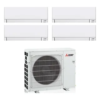 Mitsubishi Electric Klimatska naprava četvorček MXZ-4F80VF5+(2×MSZ-AY20VGKP2 2,0 kW+MSZ-AY25VGKP2 2,5 kW+MSZ-AY42VGKP2 4,2 kW) 10,7 kW – komplet