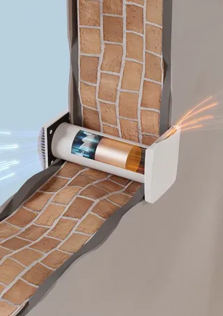 IdealClima Lokalni rekuperator Kers+ 50 – prerez delovanja