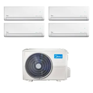 Midea Klimatska naprava četvorček M4OE-28HFN8-Q+(4×EF-09RD1H 2,5 kW) 10,0 kW – komplet